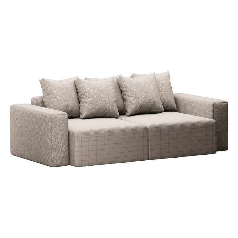 Vincent Navy Blue Retractable Sofa Image 12