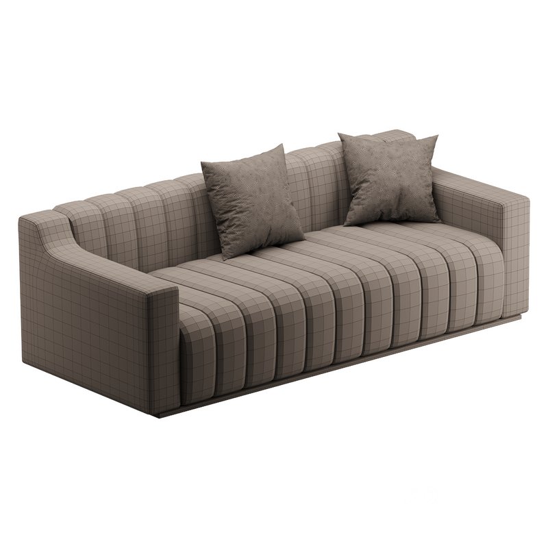 Room Simple Couch Chesterfield Fabric Sofa Image 12