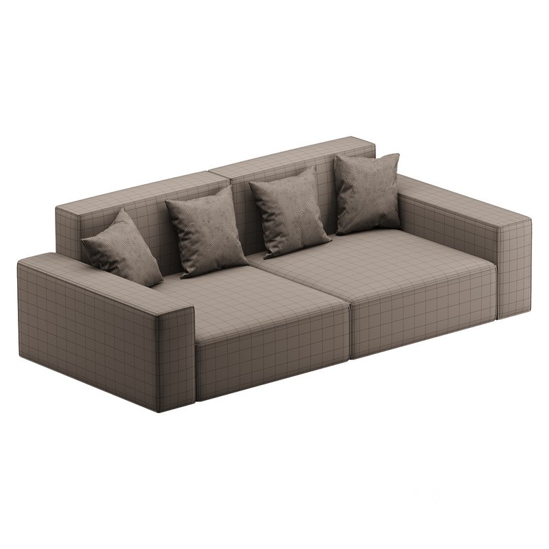 Living Spaces Use Sofa Couch in Grey Image 13
