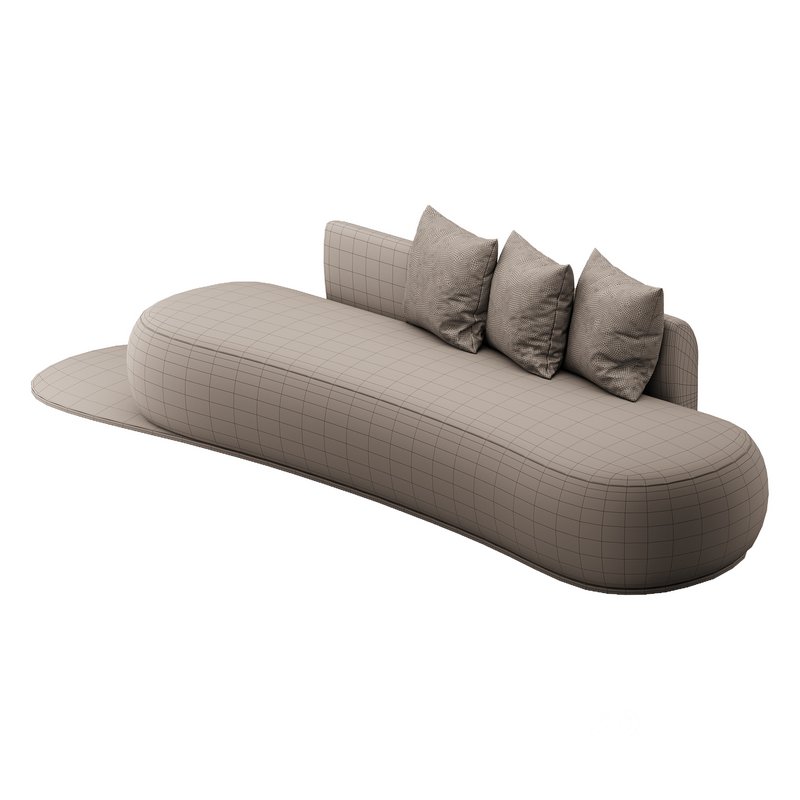 Niz Boucle Green Organic Sofa Image 12