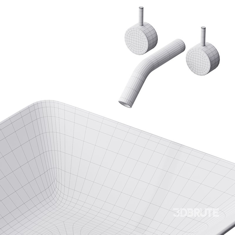 White Vessel Sink washbasin Image 15