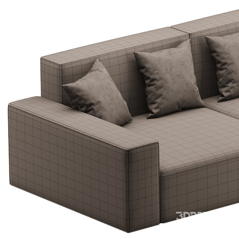 Living Spaces Use Sofa Couch in Grey Image 14
