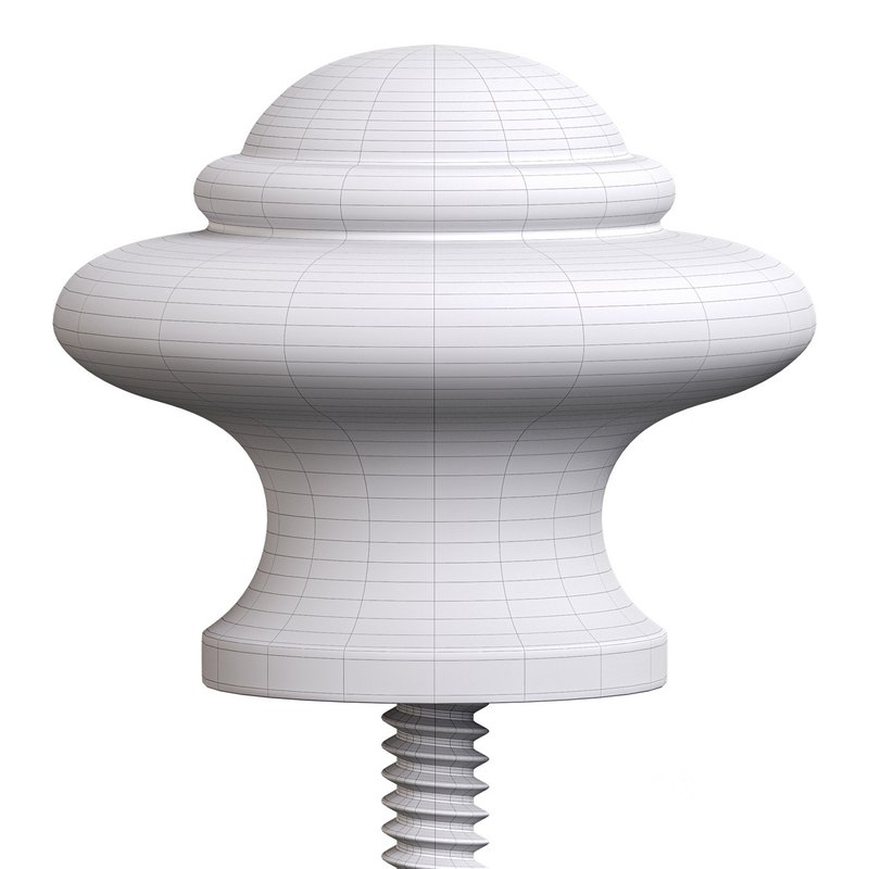 Wrought Iron Cabinet Knob Black Round Image 15