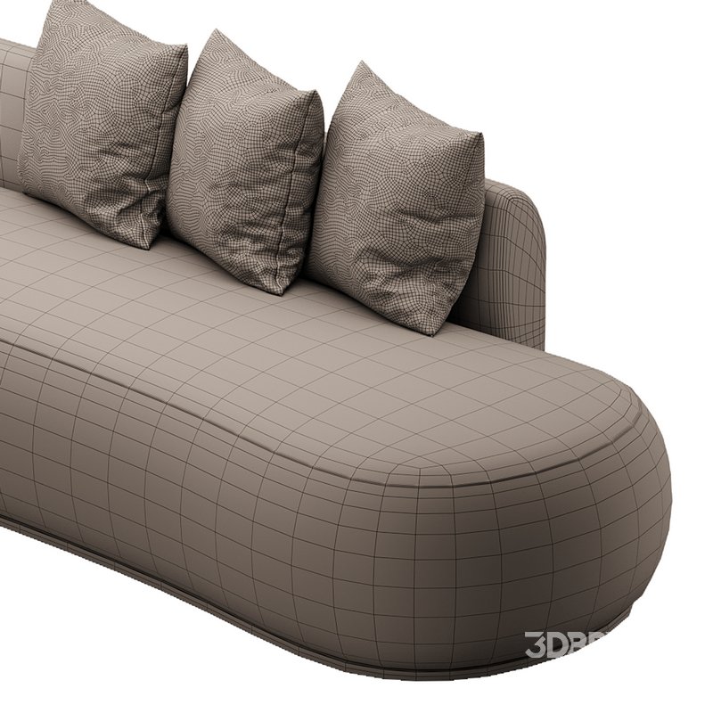 Niz Boucle Green Organic Sofa Image 14