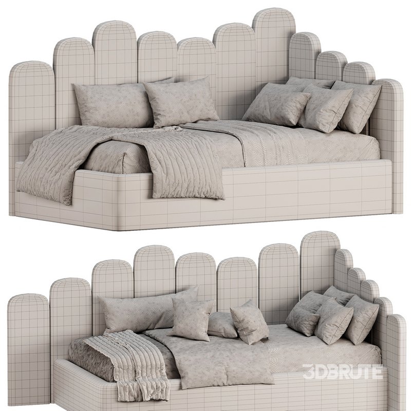 Corner bed Bambini kids multi level Image 7