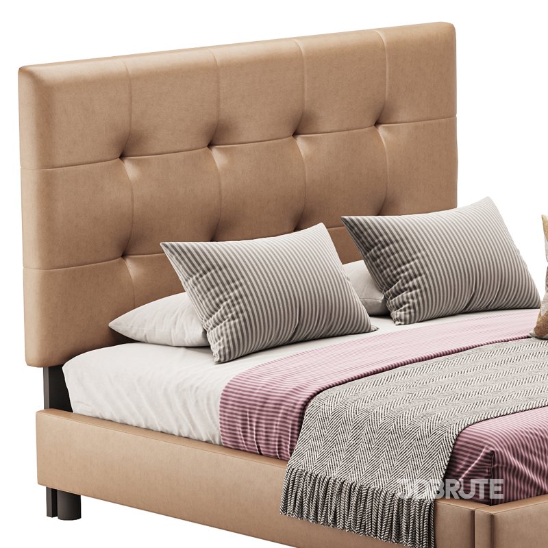 BED Alice Tufted Beige Image 11