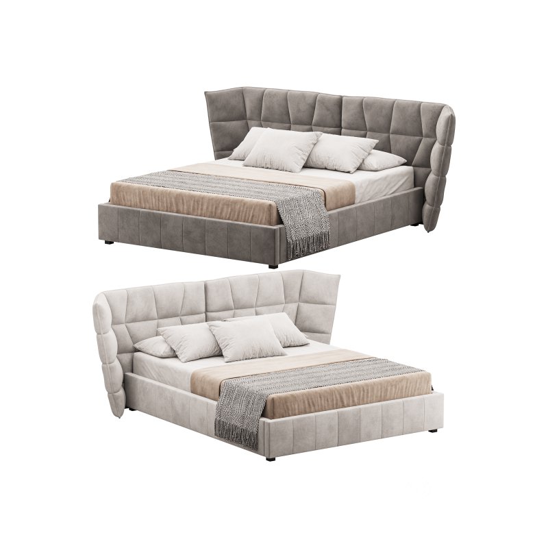 Bed Grey Husk Image 1