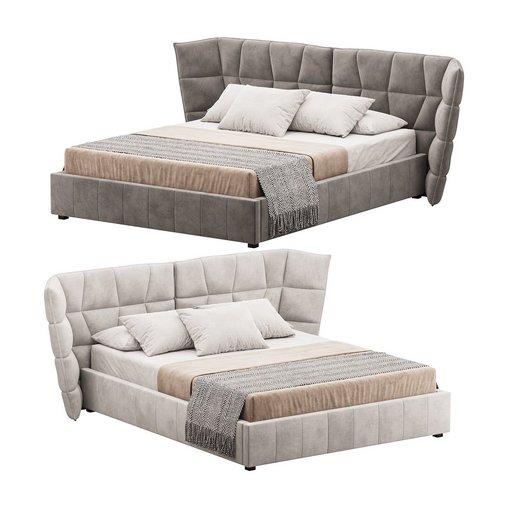 Bed Grey Husk