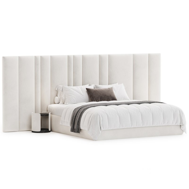 Desire bed with wide headboard Image 2