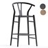 NOIR ZOLA COUNTER STOOL - Thumbnail 1