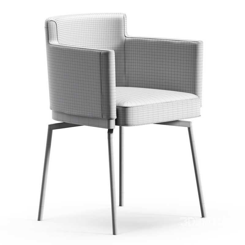 EVORA METAL LEGS UPHOLSTERED CHAIRS Image 3