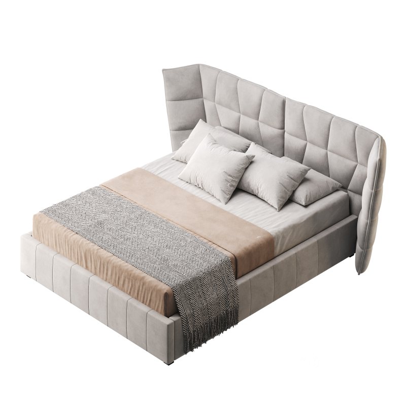 Bed Grey Husk Image 4