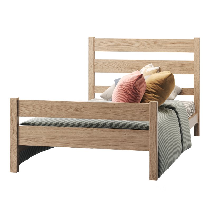 PAPROOS Twin Bed Frame for Kids Image 8
