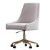 Karina Swivel and Adjustable Velvet Office Chair - Thumbnail 2