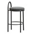 Mclean 63cm Black Frame Bar Stool - Thumbnail 3