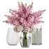 Elegant Pink White Lilac Flower in Glass Vases - Thumbnail 2