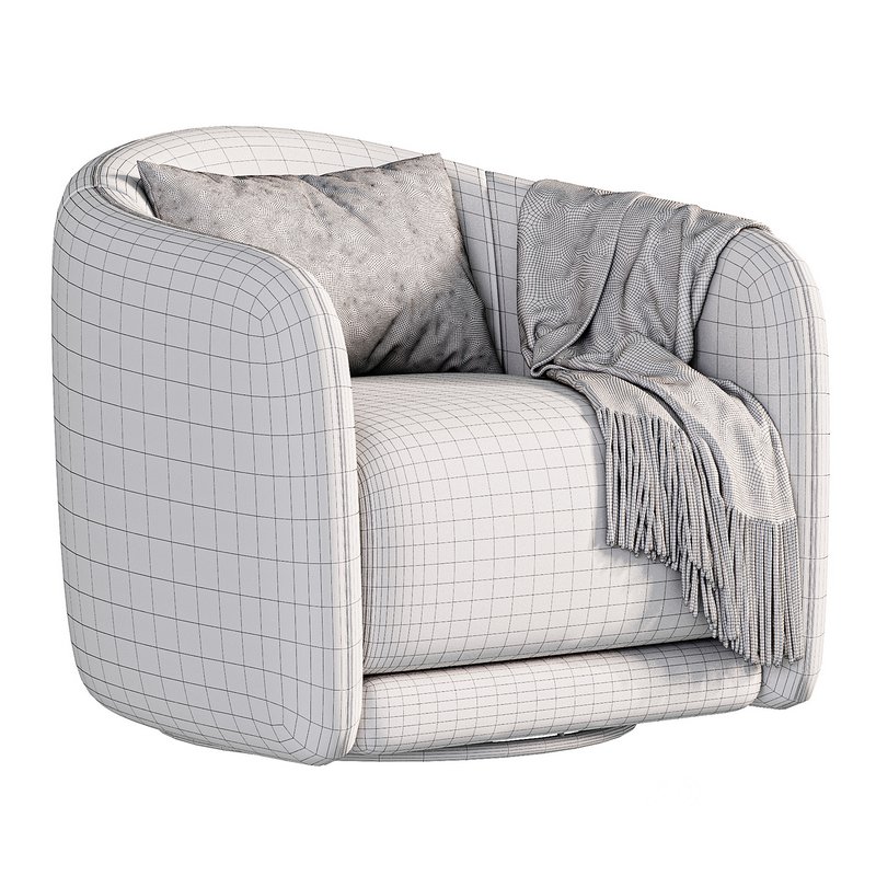 Addie Swivel Armchair Image 7