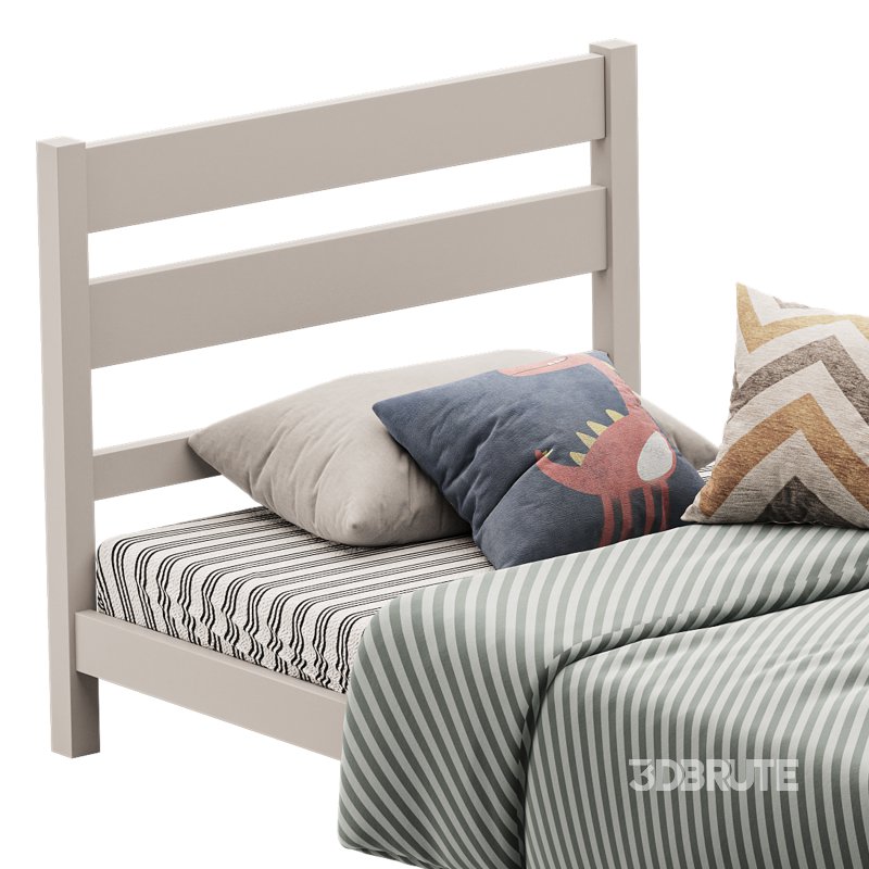 PAPROOS Twin Bed Frame for Kids Image 12