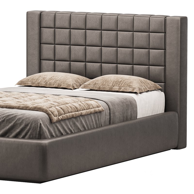 Single bed with upholstered headboard Image 10