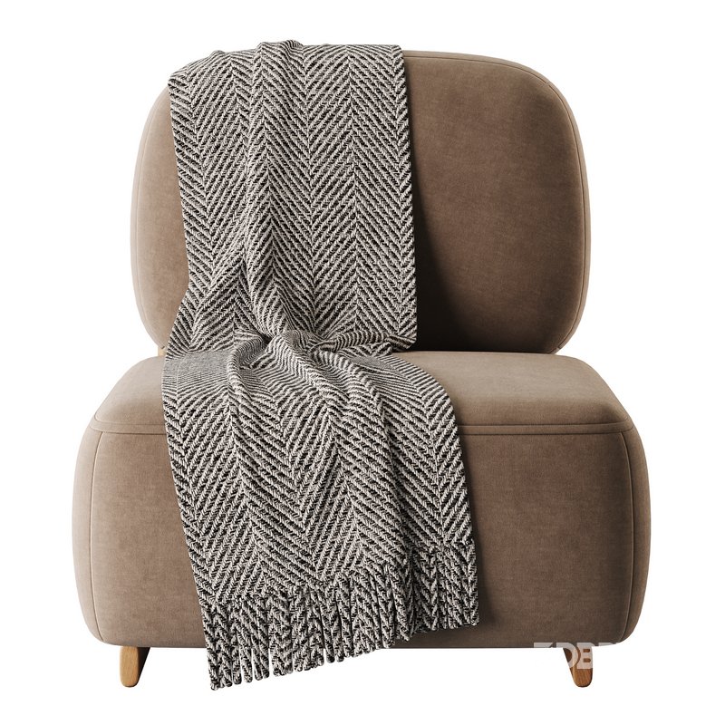 Modern Simple Style Cherry Wood Side Chair Image 12