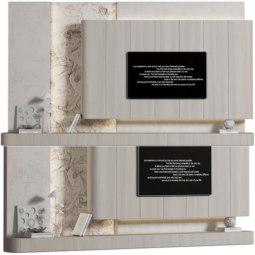 tv wall minimal set 15