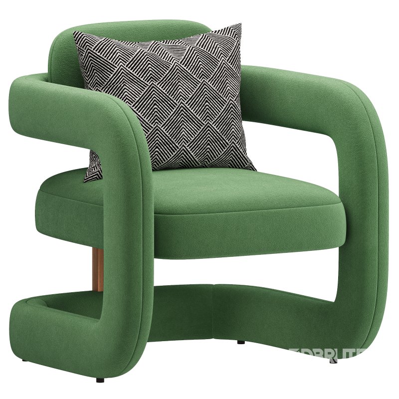 Four Hands Bronte Armchair Image 4