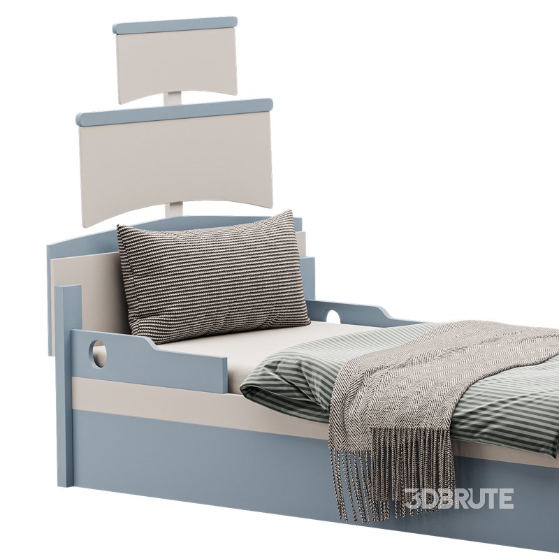 Shaped Platform Bed Image 12