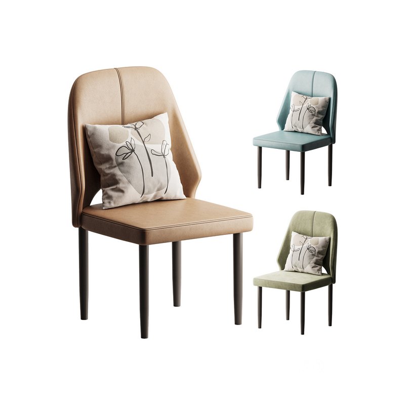 Bordered Sturdy Faux Leather Upholstered Image 3