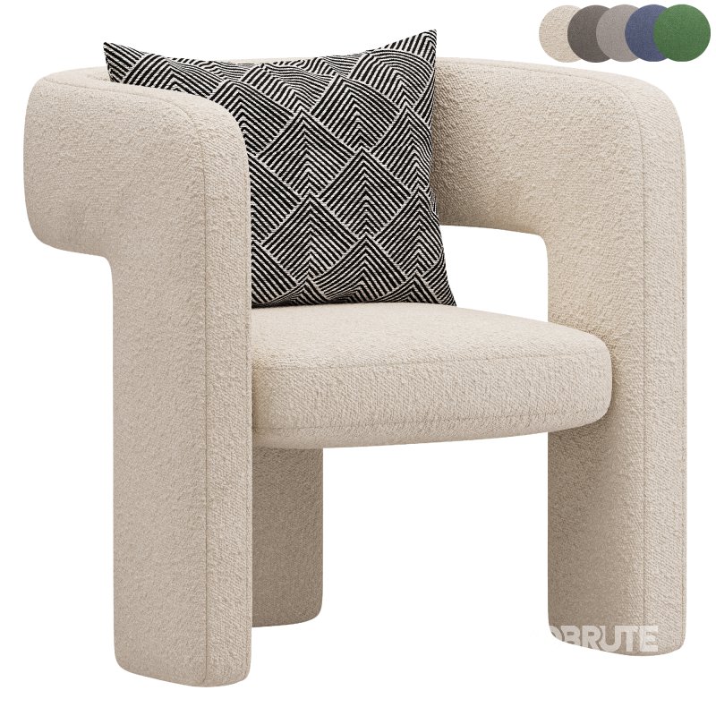 Paloma Boucle Armchair Image 1