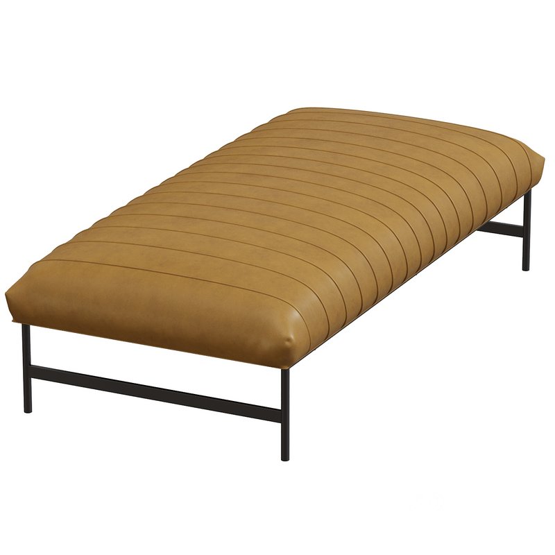 Antwerp Leather Bench Image 2