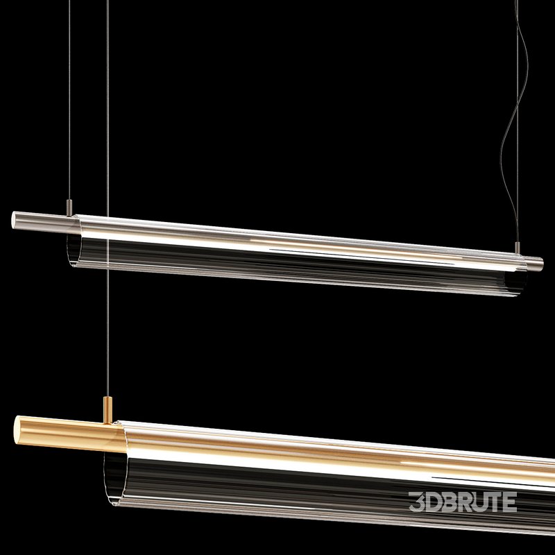 Linear pendant light Cristal 15W Warm white Image 6