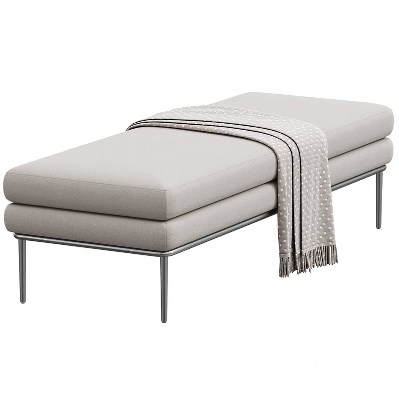 Amura Alisa Upholstered bench Design Luca Scacchetti Image 2