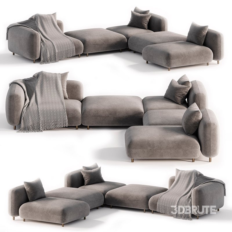 Tokio Modular fabric Sofa 2 Image 1