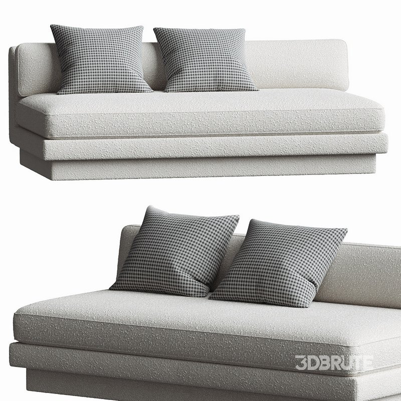 Plinth 80 Armless Sofa Image 2