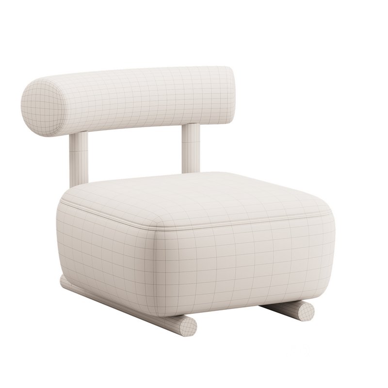 Modish Solid Color Foam Side Chair Image 14