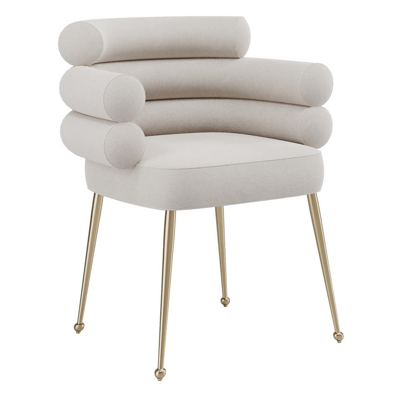 Linen Dining Chair Image 2