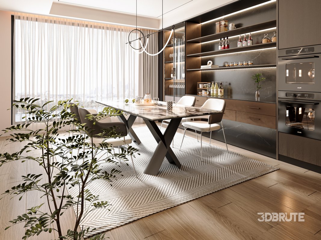 Modern dining room Image 1