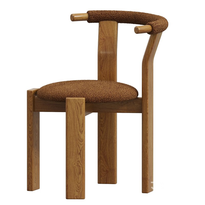 Pair of Zita Dining Chairs- Boucle Image 3