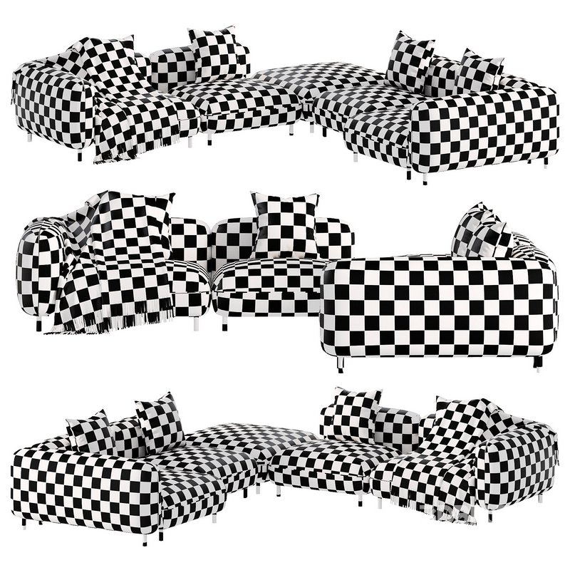 TOKIO Modular fabric Sofa Image 4