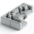 Blanche SOHO sofa Design by Victoria Kameneva - Thumbnail 4