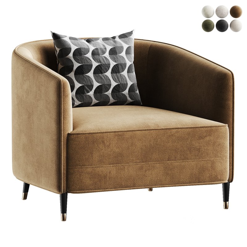 armchair brown Image 6