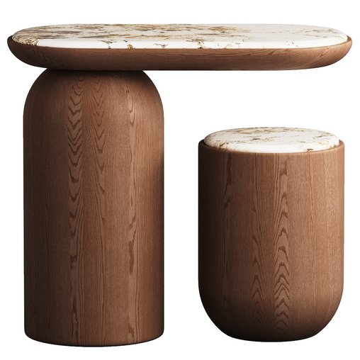 Quartam side table By Mozea