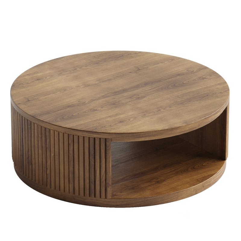Fitzroy Modern Natural Acacia Coffee Table Image 4