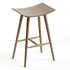 Yoko Curved Ash Wood Barstool - Thumbnail 2