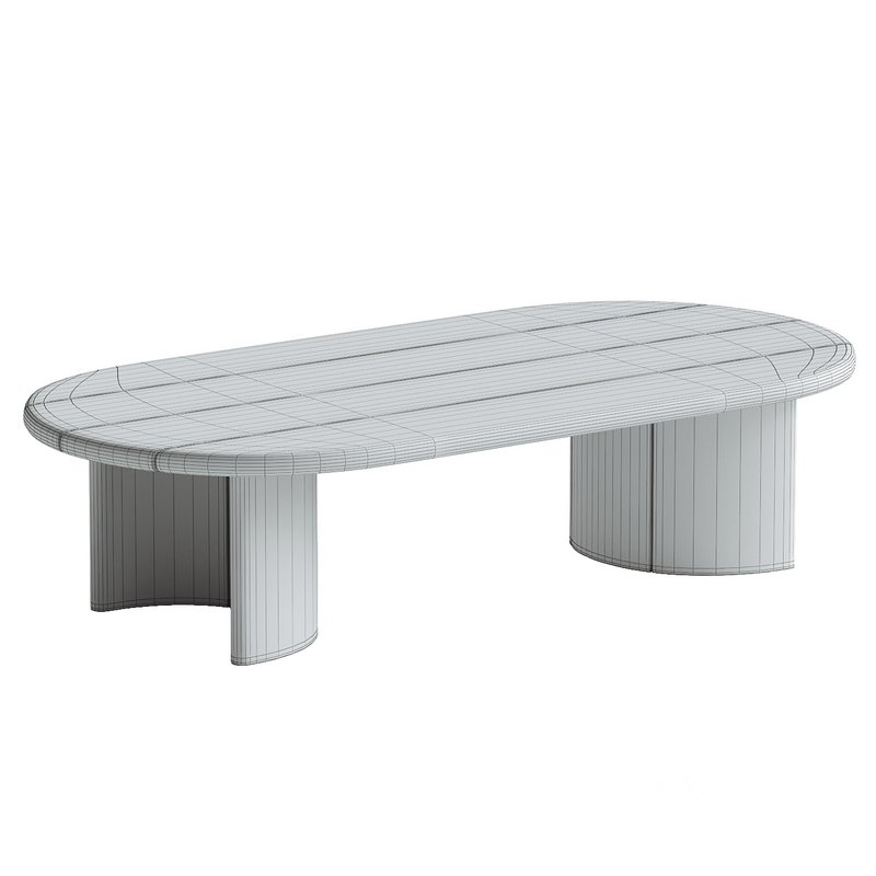 Haiden Solid Wood Single Coffee Table Image 4