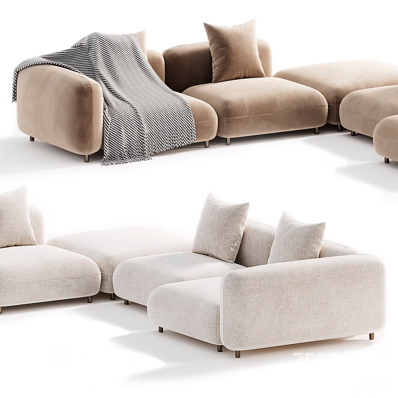 TOKIO Modular fabric Sofa Image 6