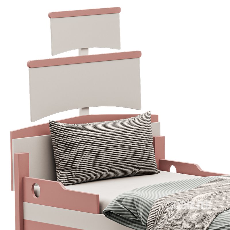 Shaped Platform Bed Image 9