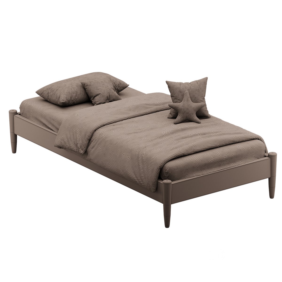 AFI Pasadena 14 Espresso Solid Wood Platform Bed Image 14