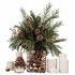 Christmas Pine Cone Decor Set - Thumbnail 3