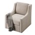 Patterned Swivel Lounge Chair - Thumbnail 7